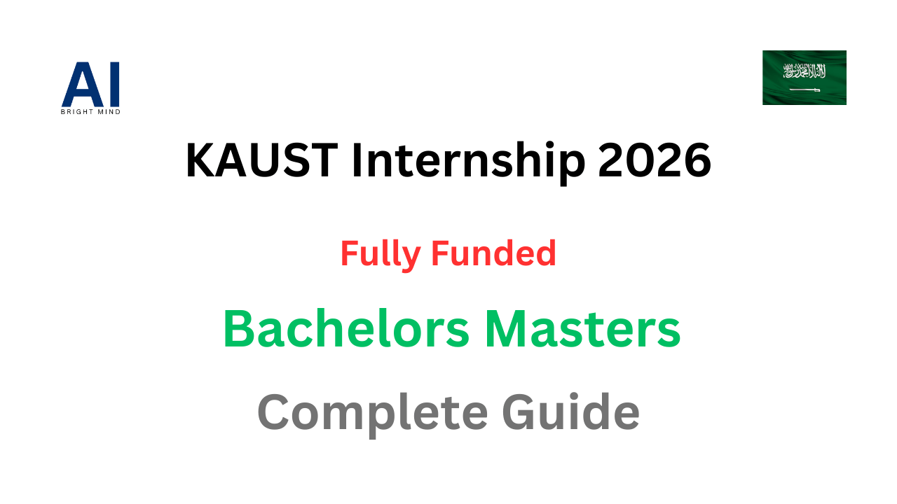 KAUST Internship 2026 Fully Funded for Students
